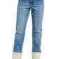 Judy Blue - High Waist Shearling Cuffed Straight Leg Jean
