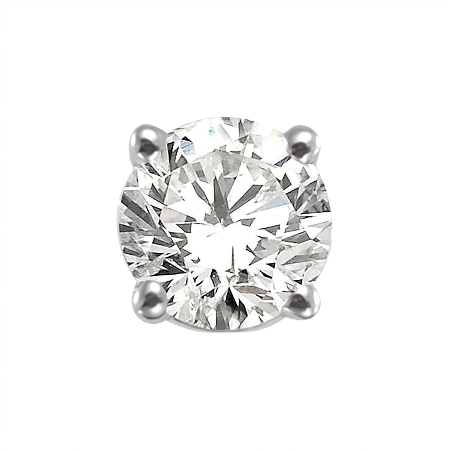 Aamiaa - 1.25 Carat Natural Diamond Round Brilliant Stud Earrings