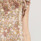 Entro - Floral & Leopard Ruffle Top