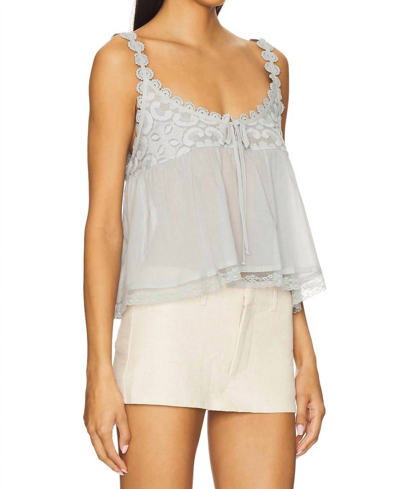 Free People - Stevie Lace Tank Top