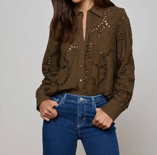 L'Agence - Ellery Eyelet Blouse