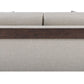 Niamey - Loveseat With 2 Toss Pillows - Walnut