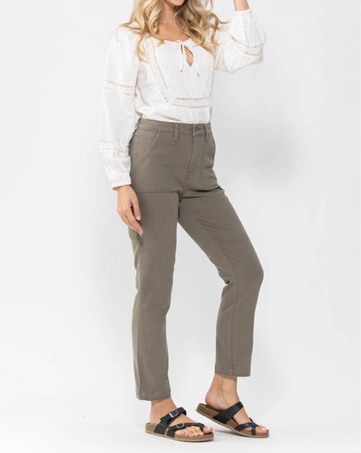 Judy Blue - High Waist Utility Slim Fit Jeans
