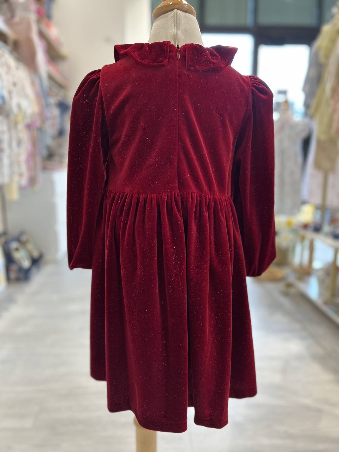 Abel & Lula - Girl's Velvet Glitter Dress