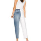 Blue Revival - Happy Hour Color Blocked Ankle Jeans