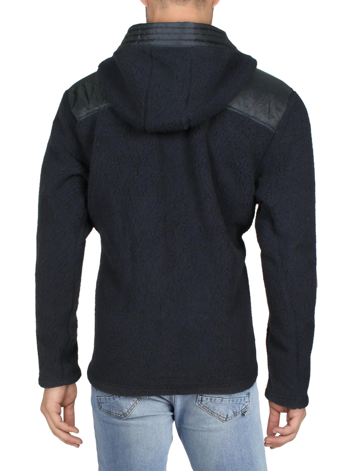Tommy Bahama Masculino Anchor Bay Quarter Zip Hoodie Azul Tamanho Grande