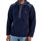 Tommy Bahama Masculino Anchor Bay Moletom com capuz e zíper de um quarto Azul Tamanho 2X