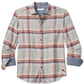 Camisa xadrez masculina Tommy Bahama Canyon Beach Montara com botões, preta, tamanho pequeno