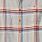Camisa xadrez masculina Tommy Bahama Canyon Beach Montara com botões, preta, tamanho pequeno