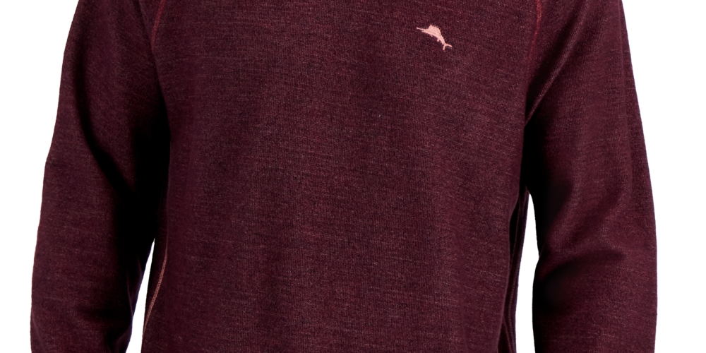 Suéter Tommy Bahama Bayview Masculino Vermelho Tamanho 2X