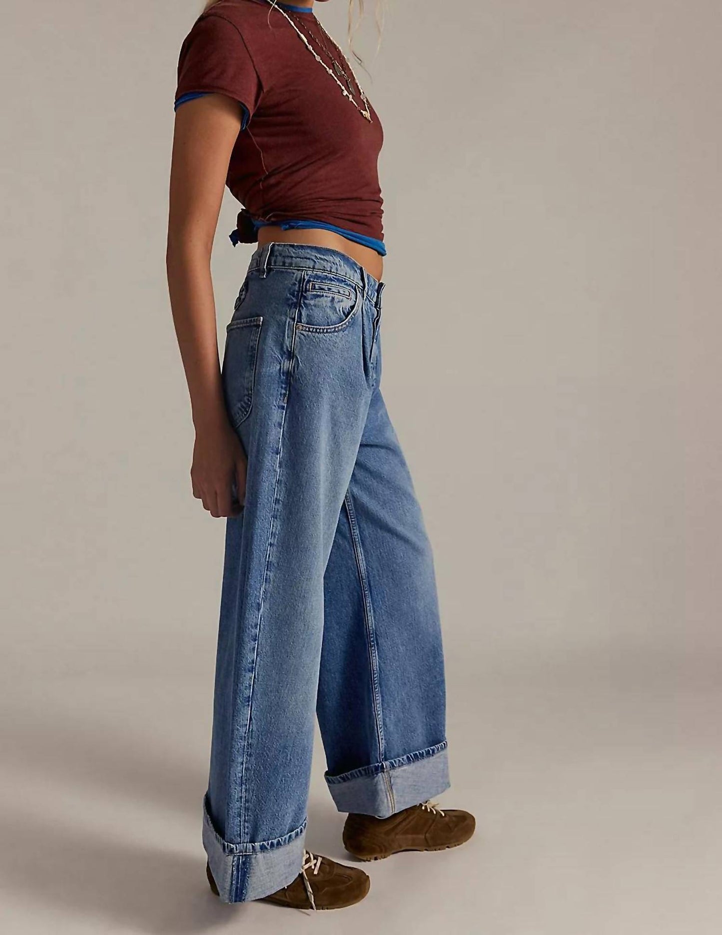 Free People - Alia wide leg Jean