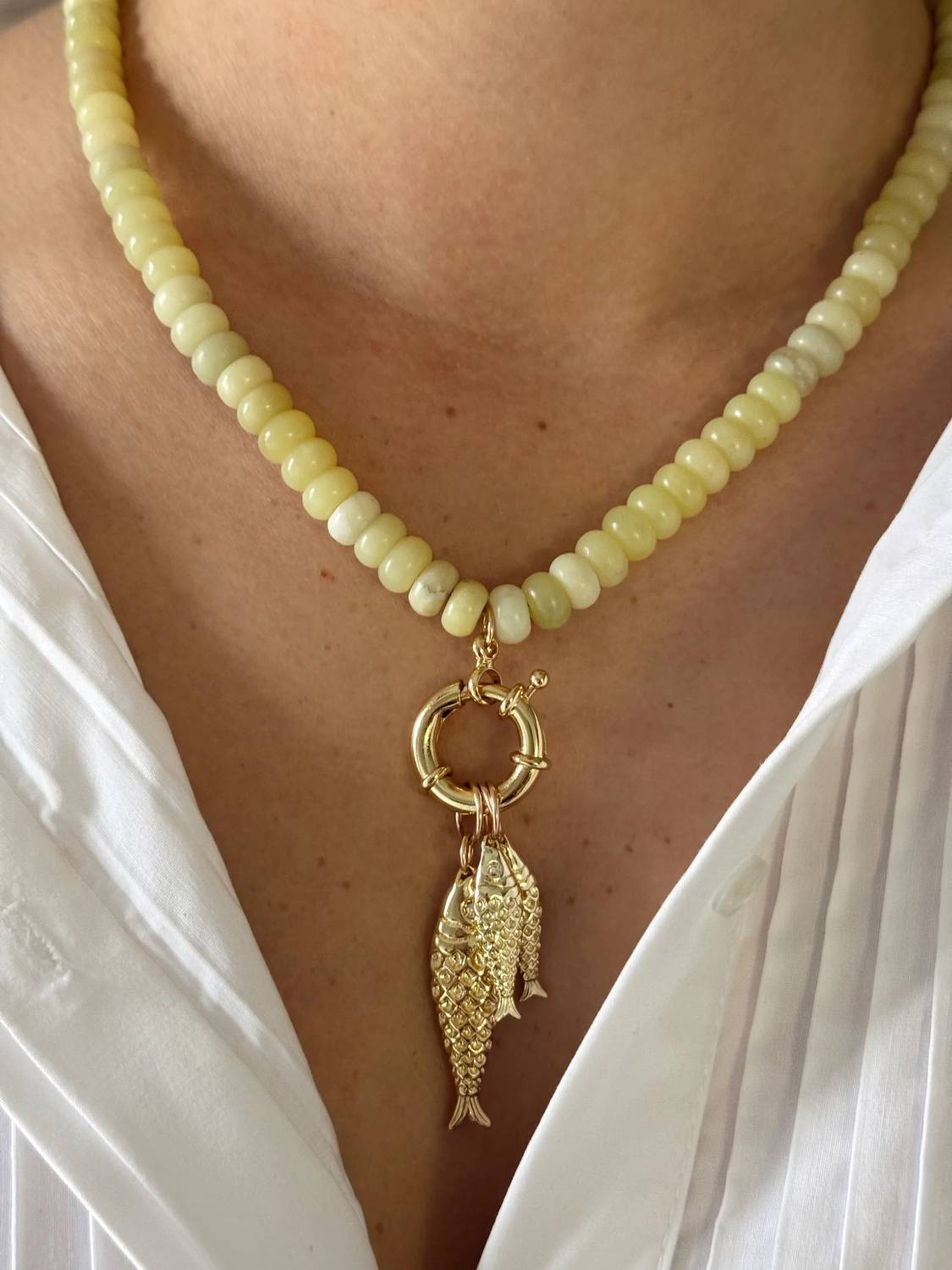 Alv Jewels - Women's Fish Necklace