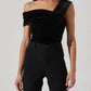 Astr - Holly Velvet Off The Shoulder Bodysuit
