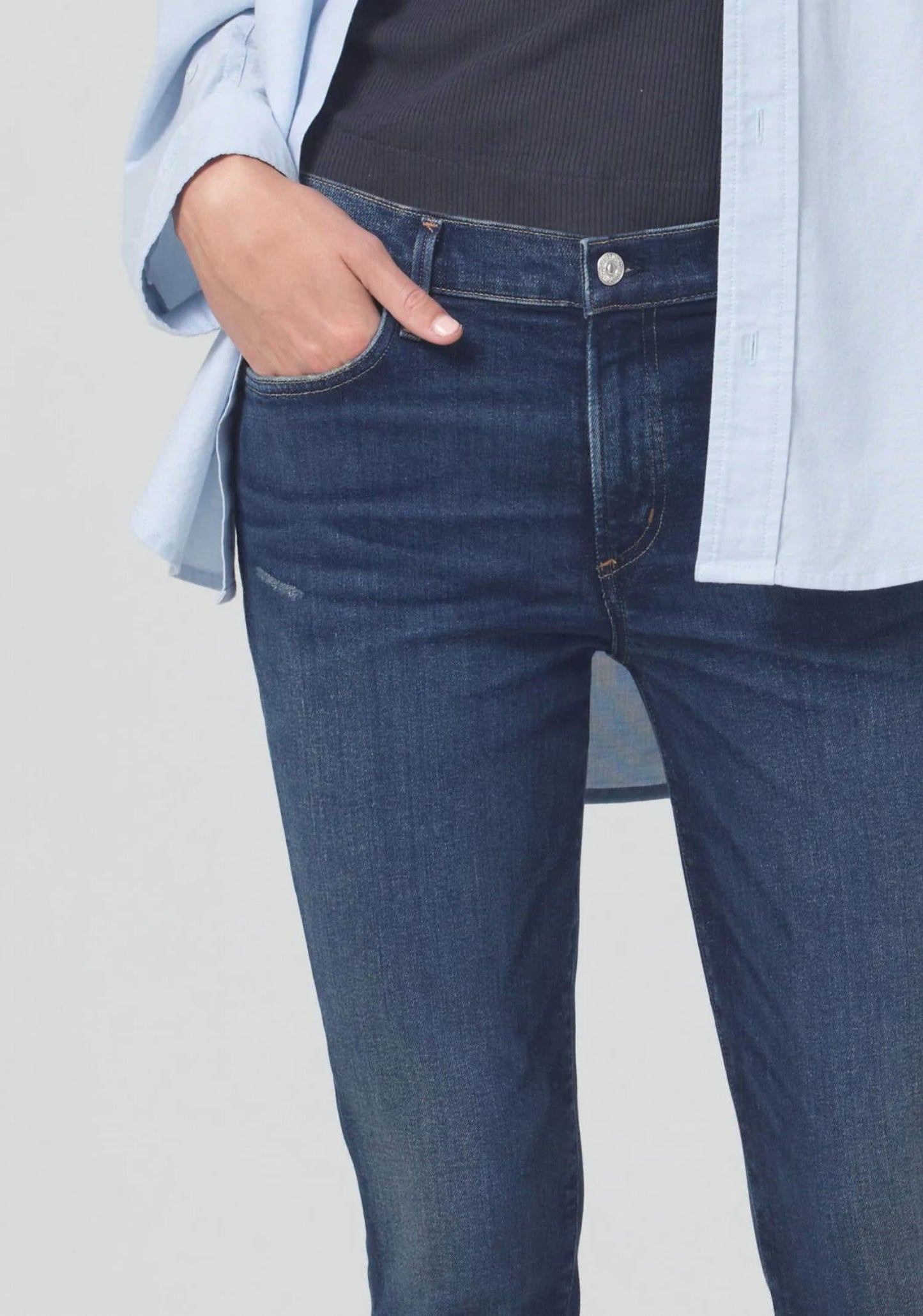 Citizens Of Humanity - Ella Mid Rise Slim Crop Jean