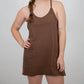 Bluivy - Knit Mini Dress With Built-in-shorts