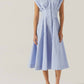 Astr - Beckett Tapered Waist Pleated Dress