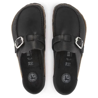 Birkenstock - Tamanco Buckley de couro oleado feminino