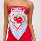 For Love & Lemons - I Love You Scarf Top