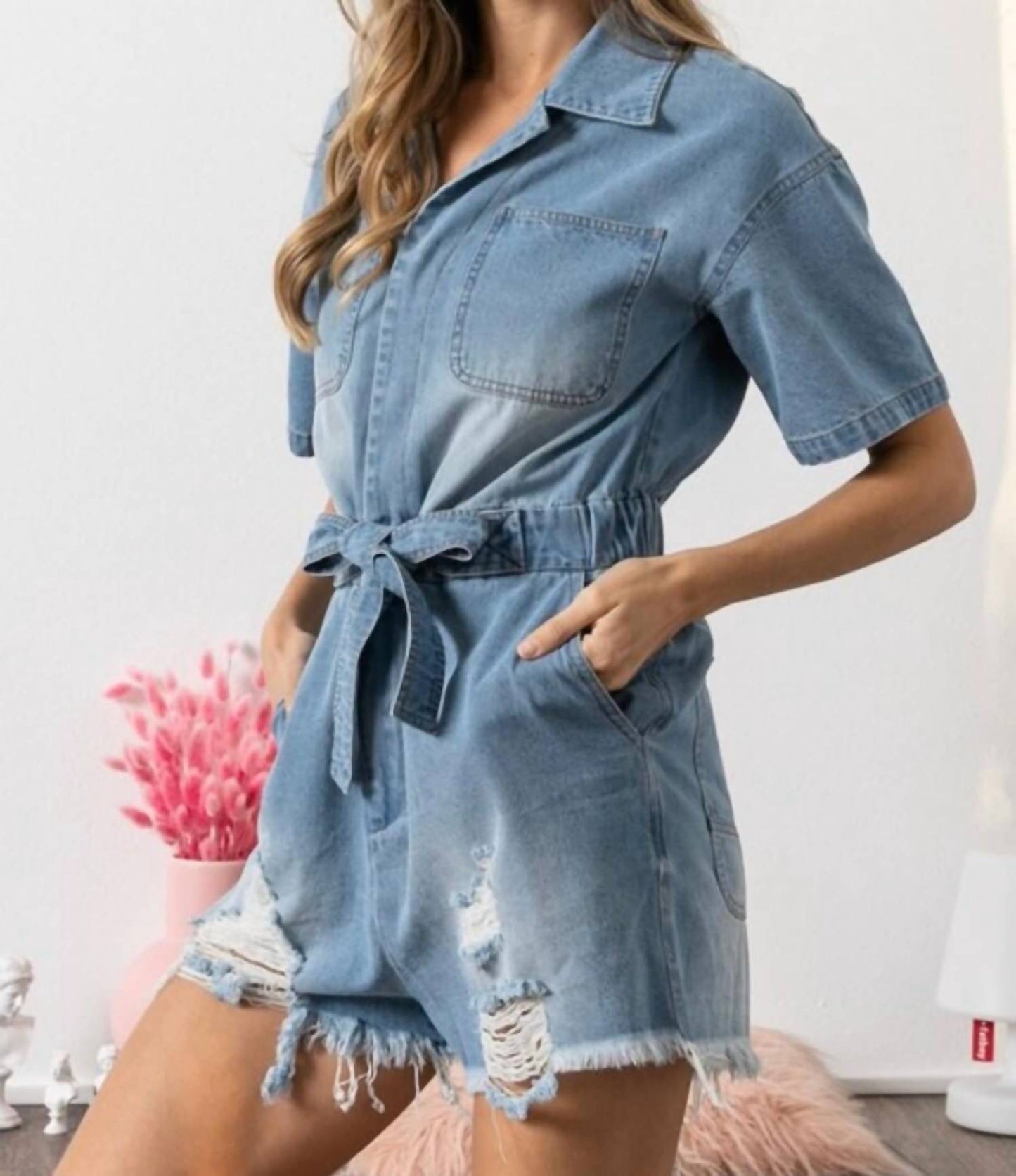 Bibi - Debbie Denim Romper