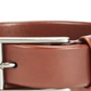 Cinto casual tubular elástico masculino Kenneth Cole Reaction marrom tamanho grande
