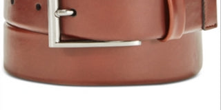 Cinto casual tubular elástico masculino Kenneth Cole Reaction marrom tamanho grande