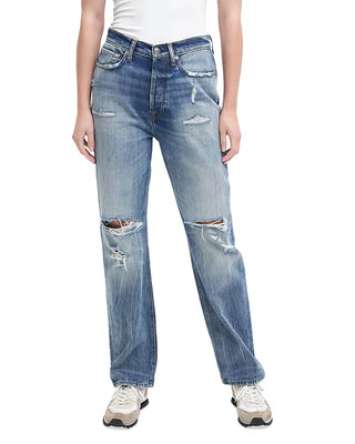 7 For All Mankind - Calça jeans reta e desgastada