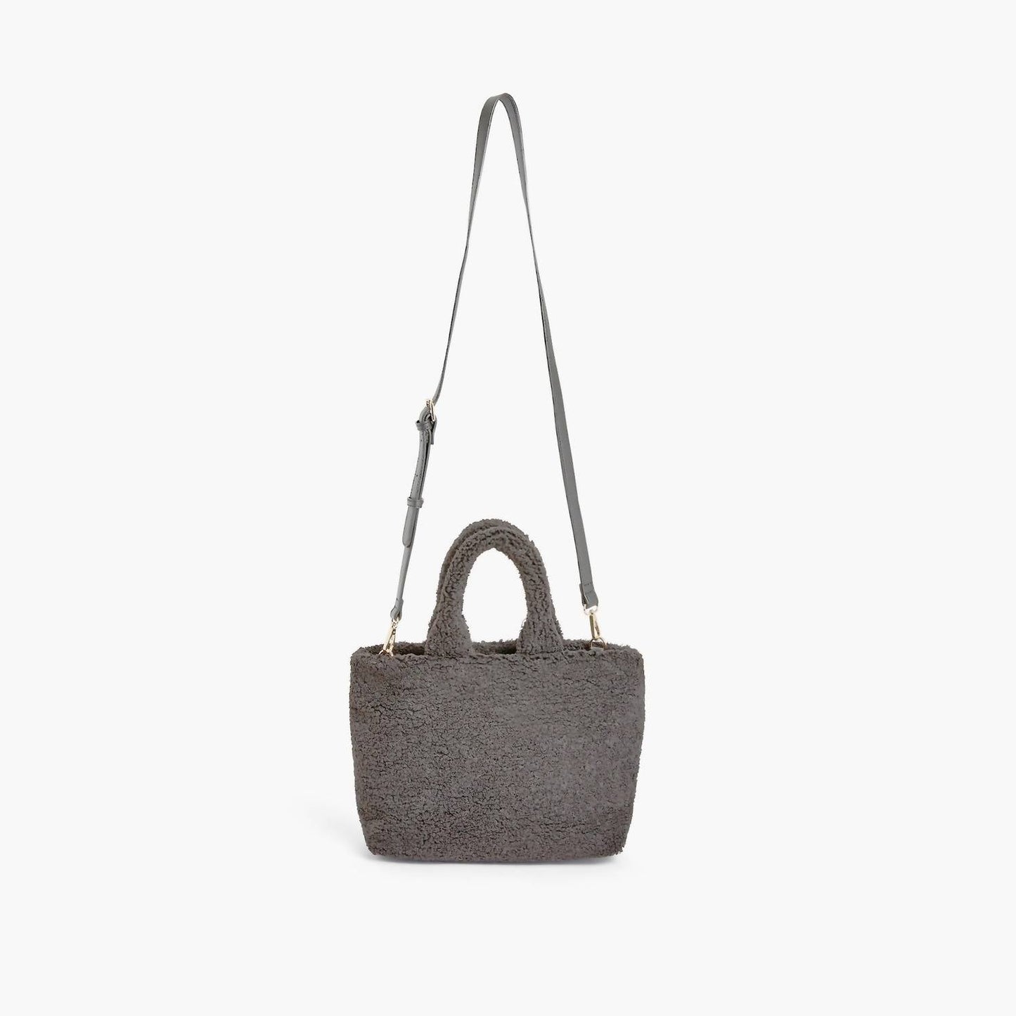 Like Dreams - Women's Demi Faux Fur Sherpa Square Shoulder Bag