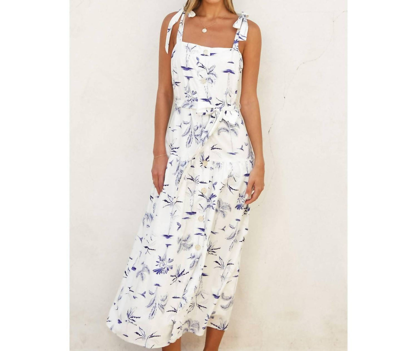 Dress Forum - Oceanica Button Down Midi Dress