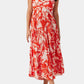 Astr - Blythe Floral Plisse Midi Dress