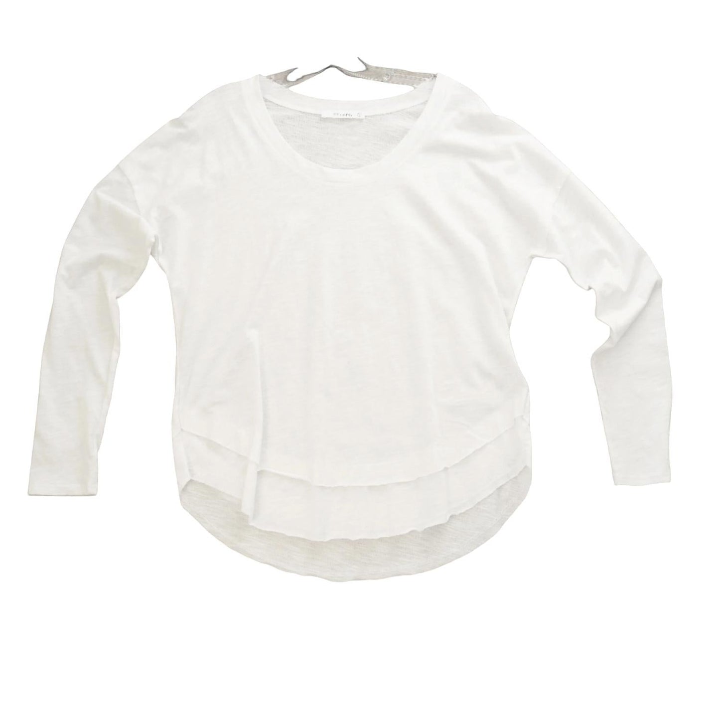 Ellen Tracy - Women's Layered Hem Long Sleeve Top