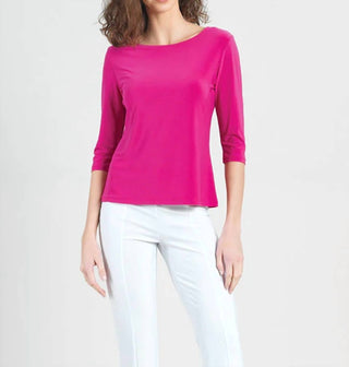 Clara Sunwoo - Blusa gola redonda manga 3/4