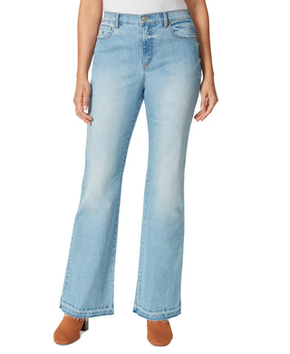 Calça jeans feminina Gloria Vanderbilt Amanda Classic Rise Released Hem Bootcut, azul, tamanho 4