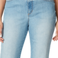 Calça jeans feminina Gloria Vanderbilt Amanda Classic Rise Released Hem Bootcut, azul, tamanho 4