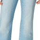 Calça jeans feminina Gloria Vanderbilt Amanda Classic Rise Released Hem Bootcut, azul, tamanho 4