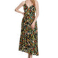 Vestido longo Clia feminino Jessica Simpson, preto, tamanho pequeno