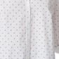 Blusa feminina Gloria Vanderbilt Amanda com bolinhas, ajuste relaxado, botões, branca, tamanho médio