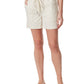 Shorts utilitários femininos Gloria Vanderbilt com cordão, marrom, tamanho 4