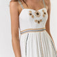 Lalavon - Embroidered Maxi Dress