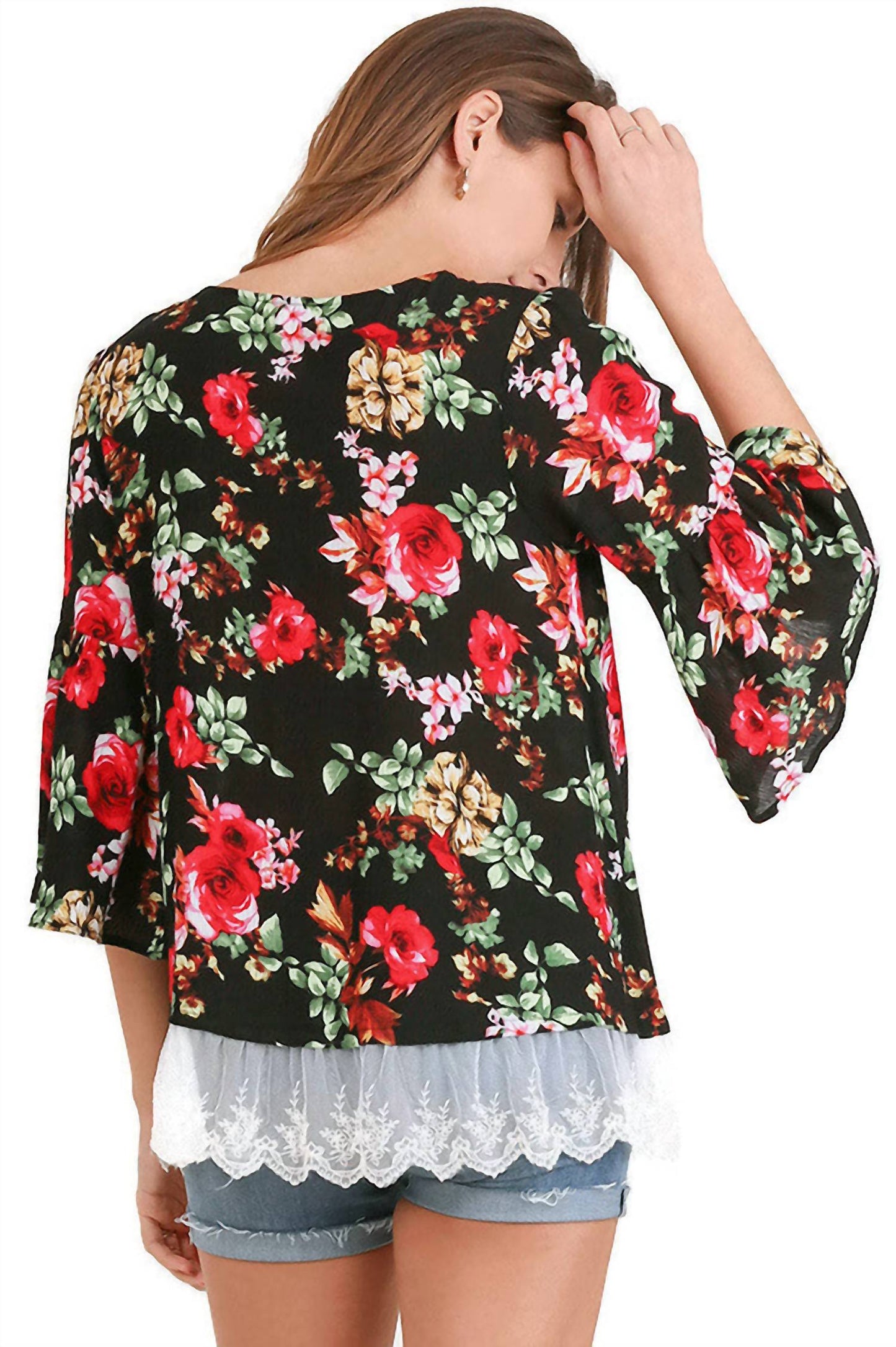 Umgee - Floral & Lace Tunic