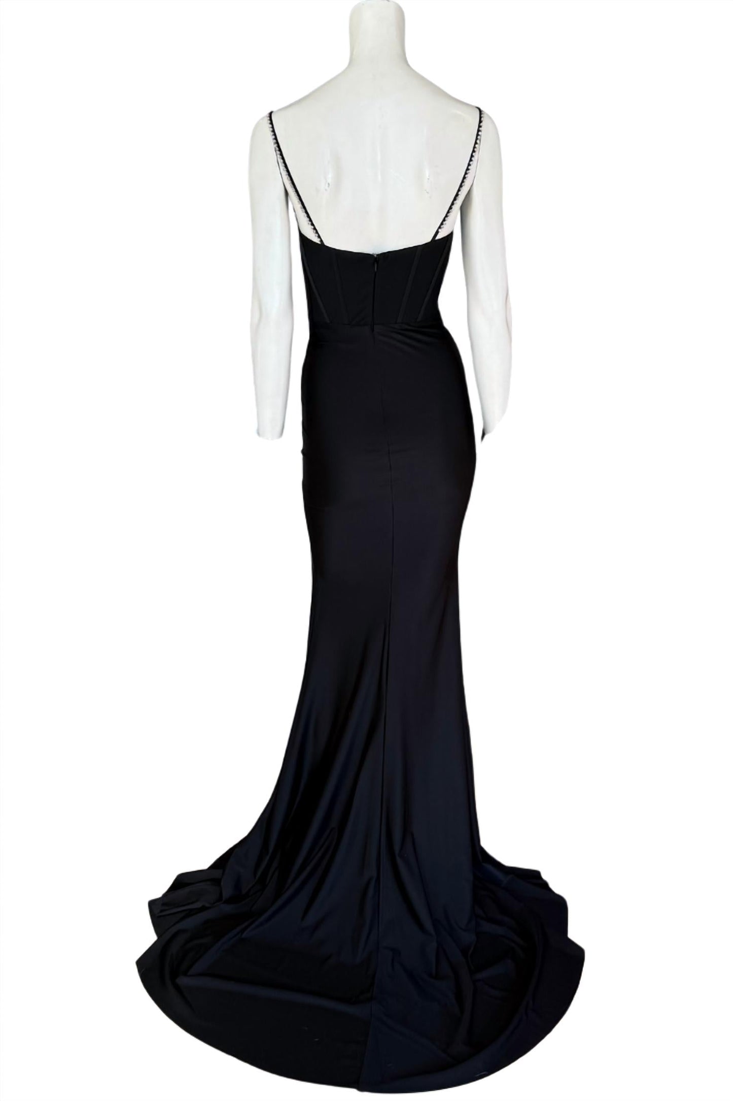 Jovani - Black Maxi Evening Gown