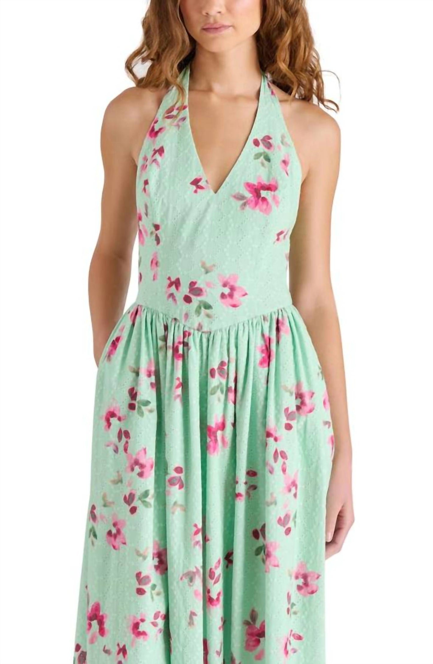 Steve Madden - Ressi Eyelet Halter Dress