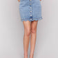 Charlie B - Charlie B Light Blue Scalloped Skort