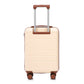 14'/20' 2-Piece ABS Spinner Wheel Luggage Set (Beige)