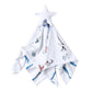 Malabar Baby - Cotton Muslin Lovey Security Blanket With Plush Toy