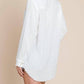 A Beauty By Bnb - Fray Gauze Blouse Top