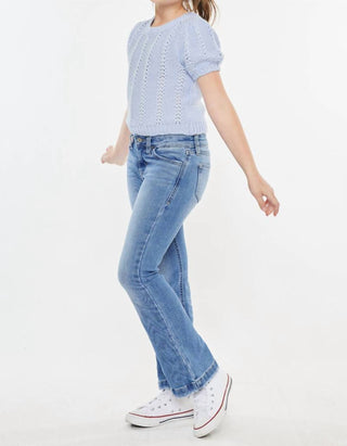 Kancan - Aster Mid Rise Flare Jeans