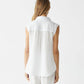 Michael Stars - Monique Gauze Button-down Tank