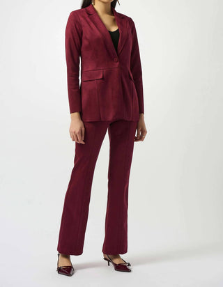 Joseph Ribkoff - Scuba Suede Straight Blazer