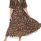 Joseph Ribkoff - Animal Print Chiffon Dress