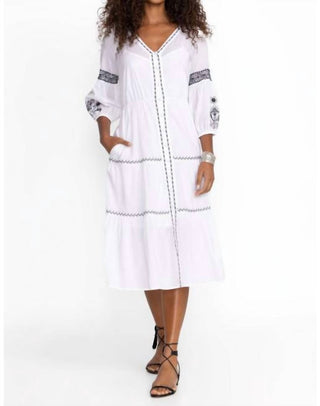 Johnny Was - VESTIDO MIDI CAM EM CAMADAS